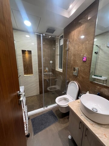 Bathroom in 3 BHK Apartment at Indiabulls Blu, Worli – for Rent