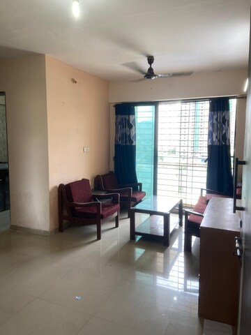 Living Room in 1 BHK Apartment at Arkade Art, Mira Road – for Rent
