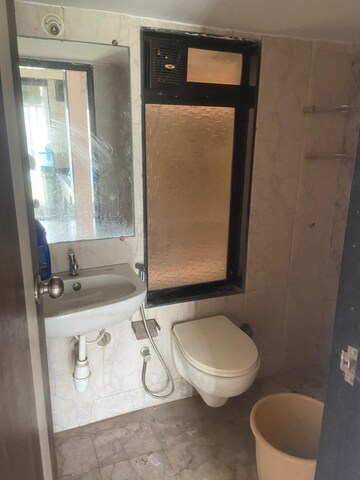 Bathroom in 1 BHK Apartment at Arkade Art, Mira Road – for Rent