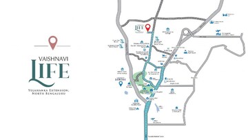  Plot – Map Location View at Vaishnavi Life, Yelahanka - for Sale