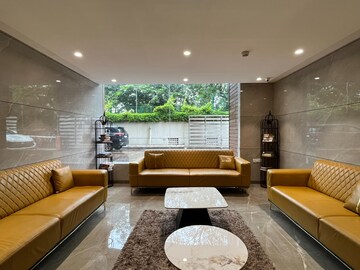 Living Room in 3 BHK Apartment at Legend Siroya Kingston Tower, Parel – for Rent