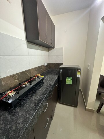 Kitchen in 1.5 BHK Builder Floor at Sector 55 – for Rent