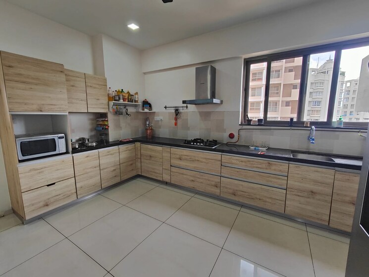 Kitchen, kolte-patil-24k-atria 4 Bedroom 2400 Sq.Ft. Apartment In Pimple Nilakh Pune 9039112