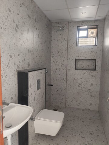 Bathroom in 3 BHK Apartment at Uptown Jubilee, Jubilee Hills – for Rent