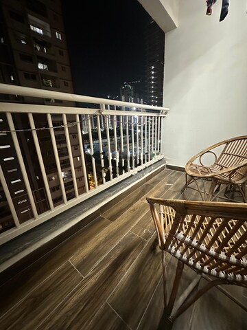 Balcony in 2 BHK Apartment at My Home Avatar, Gachibowli – for Rent