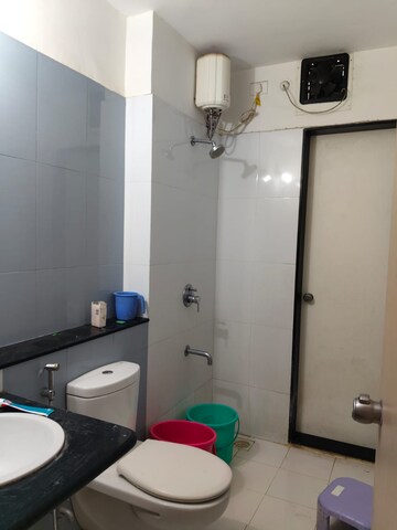 Bathroom in 1 BHK Apartment at Paranjape Blue Ridge, Hinjewadi – for Rent