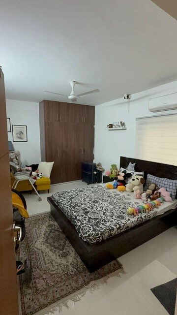 Bedroom in 3 BHK Apartment at Dukes Galaxy, Banjara Hills – for Rent