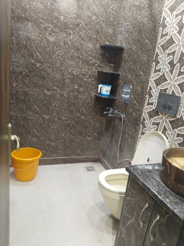 Bathroom in 3 BHK Builder Floor at Old Rajinder Nagar – for Rent