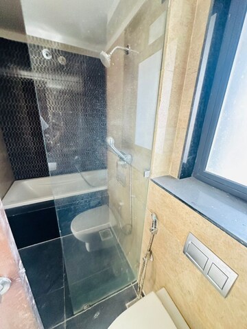 Bathroom in 3 BHK Apartment at Lodha Lakeshore Greens, Dombivli East – for Rent