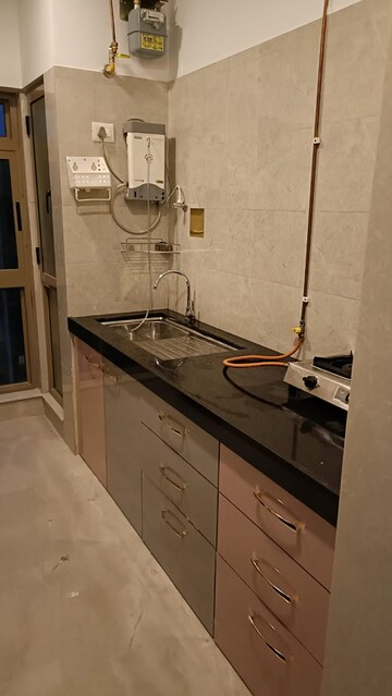 Kitchen in 2 BHK Apartment at Sheth Vasant Oasis, Andheri East – for Rent