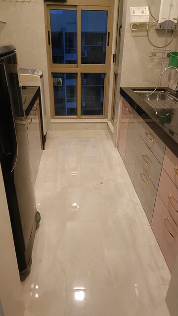 Kitchen in 2 BHK Apartment at Sheth Vasant Oasis, Andheri East – for Rent