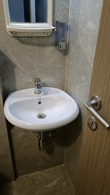 Bathroom in 2 BHK Apartment at Sheth Vasant Oasis, Andheri East – for Rent