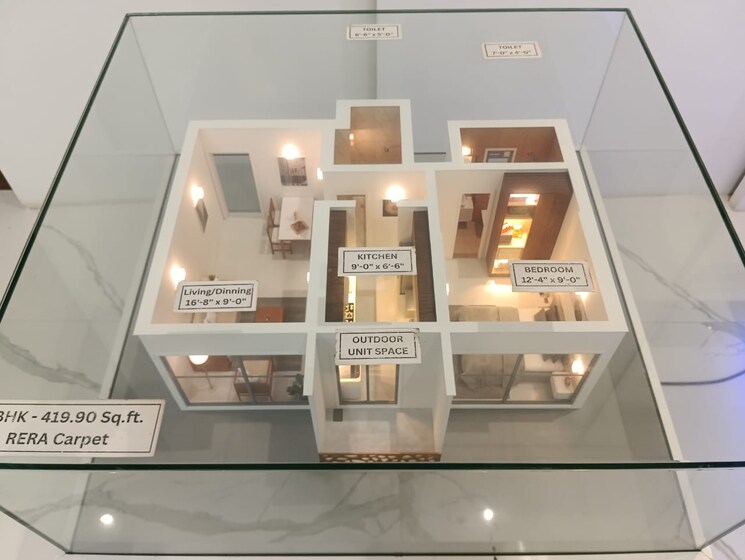 Floor Plan, goregaon-vivan 1 Bedroom 420 Sq.Ft. Apartment In Goregaon West Mumbai 9039995