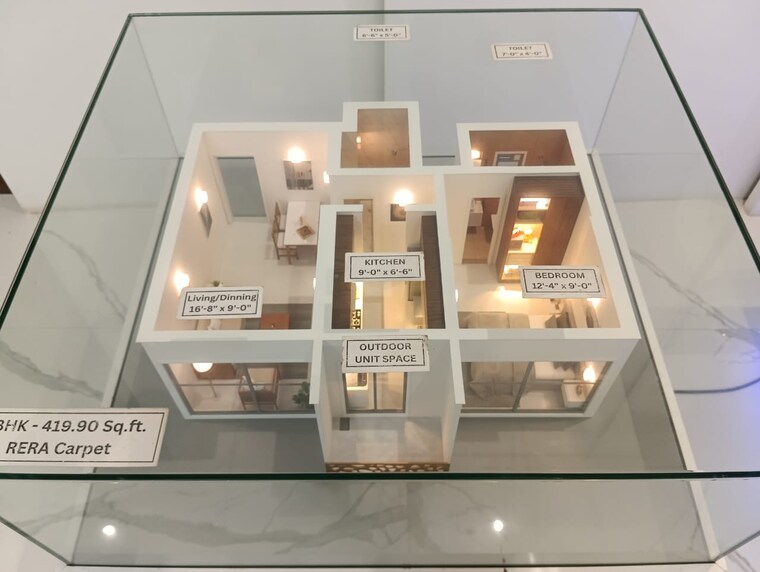 Floor Plan, goregaon-vivan 1 Bedroom 420 Sq.Ft. Apartment In Goregaon West Mumbai 9039995