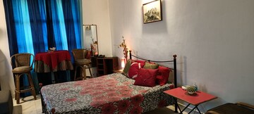 Bedroom in 1 BHK Builder Floor at Kailash Colony – for Rent