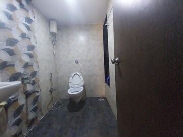 Bathroom in 3 BHK Apartment at Tricity Pristine, Kharghar – for Rent