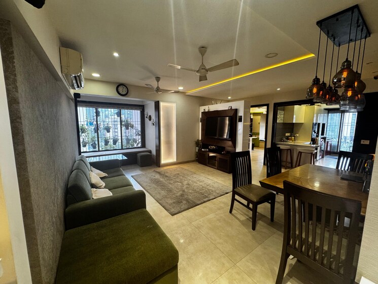 Living Room, globe-heights 3 Bedroom 900 Sq.Ft. Apartment In Goregaon East Mumbai 9040210
