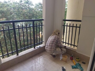 Balcony in 3 BHK Apartment at Prestige Kensington Gardens, Jalahalli – for Rent
