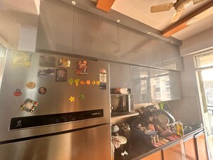 Kitchen in 3 BHK Penthouse at Niho Jasmine Scottish Garden, Ahinsa Khand 2 – for Sale