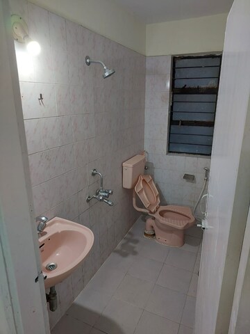 Bathroom in 2 BHK Apartment at Shivanand Garden, Wanwadi – for Rent