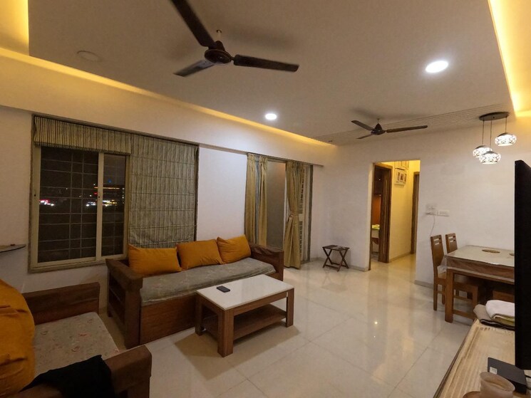 Living Room, uday-emerald-park 2 Bedroom 780 Sq.Ft. Apartment In Tathawade Pune 9040294