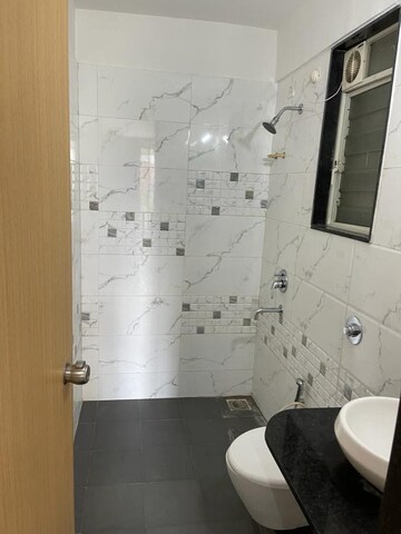 Bathroom in 2 BHK Apartment at Uday Emerald Park, Tathawade – for Rent