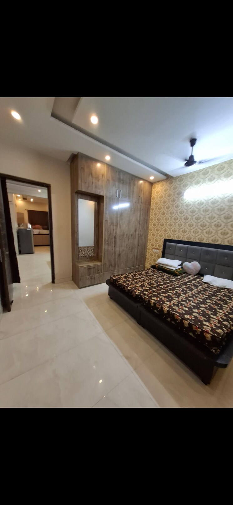 Bedroom, sunshine-enclave 3 Bedroom 1500 Sq.Ft. Builder Floor In Vip Road Zirakpur 9040365