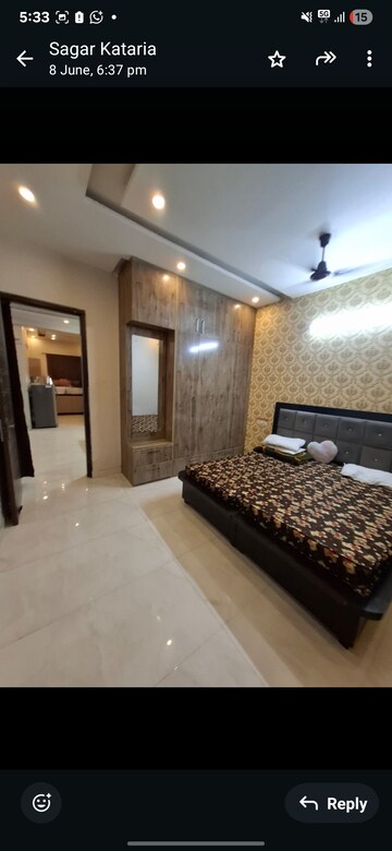 Bedroom in 3 BHK Builder Floor at Sunshine Enclave, Vip Road – for Rent