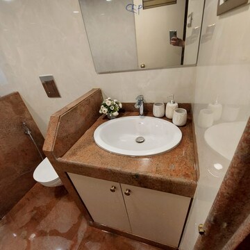 Bathroom in 3 BHK Apartment at Khar West – for Rent