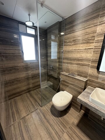 Bathroom in 3 BHK Apartment at Oberoi Sky City, Borivali East – for Rent