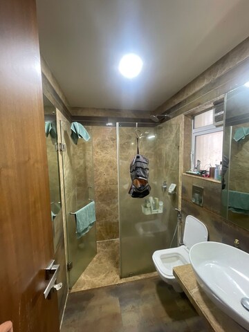 Bathroom in 4 BHK Apartment at Benchmark Solus, Bandra West – for Rent