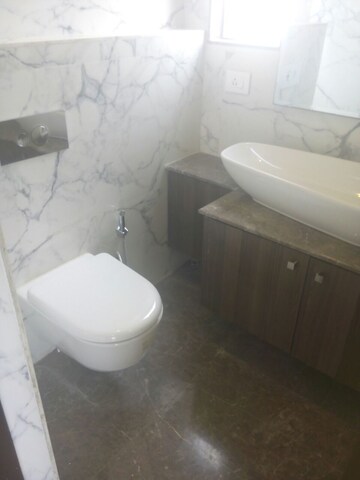 Bathroom in 3 BHK Apartment at Man Shanti Sadan, Bandra West – for Rent