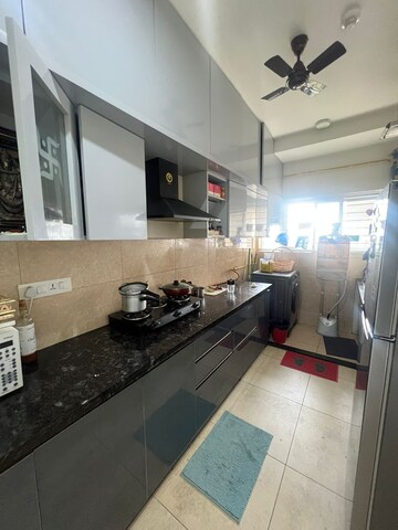Kitchen in 2.5 BHK Apartment at Prestige High Fields, Gachibowli – for Rent