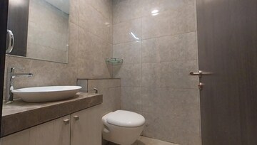 Bathroom in 3 BHK Apartment at Oberoi Eternia, Mulund West – for Rent