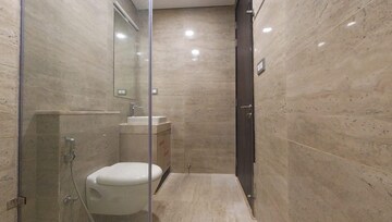 Bathroom in 3 BHK Apartment at Oberoi Eternia, Mulund West – for Rent