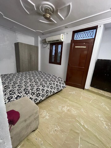 Bedroom in 1 BHK Builder Floor at Lajpat Nagar – for Rent