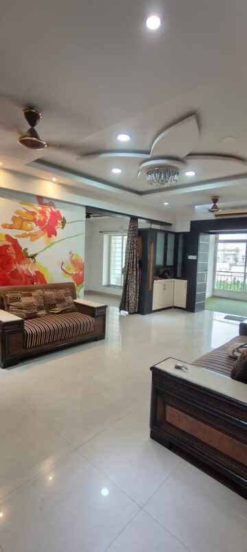 Living Room in 3 BHK Apartment at Vidya Chs Aundh, Aundh – for Rent