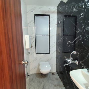 Bathroom in 2 BHK Apartment at Kamothe Sector 34 – for Sale