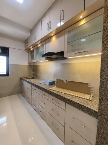 Kitchen in 2 BHK Apartment at Kanakia Spaces Zen World, Kanjurmarg East – for Rent