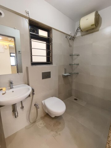 Bathroom in 2 BHK Apartment at Kanakia Spaces Zen World, Kanjurmarg East – for Rent