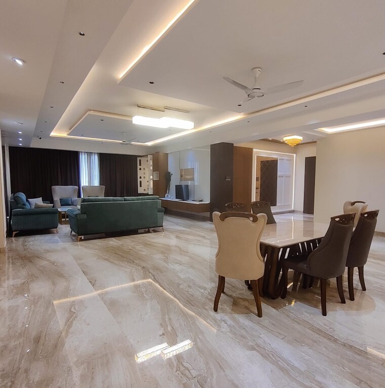 Dinning Area, marvel-bounty 5 Bedroom 6300 Sq.Ft. Apartment In Hadapsar Pune 9041078