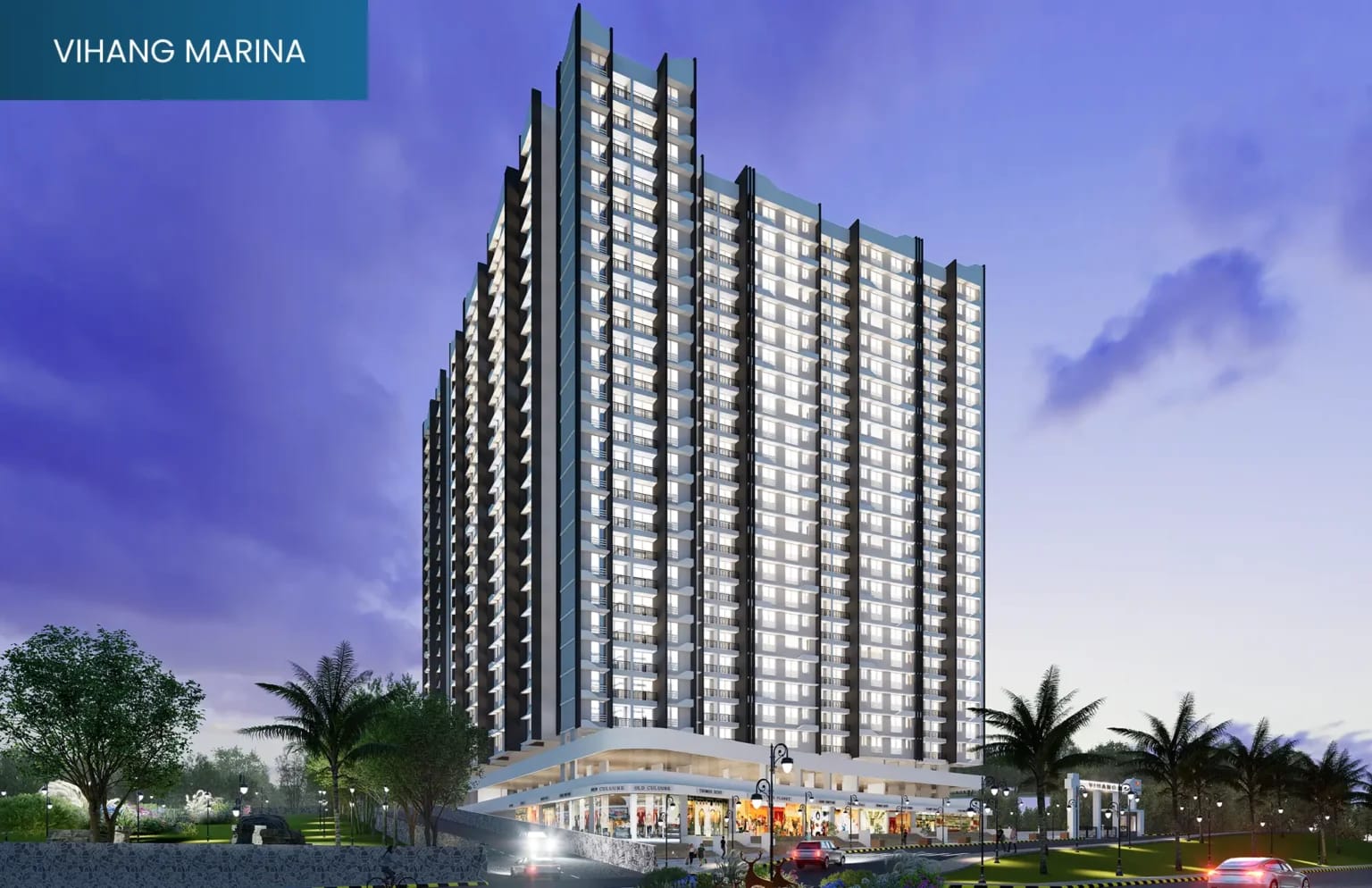 1 BHK 375 Sq.Ft. Apartment in Vihang Marina