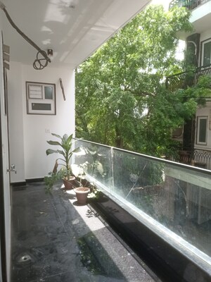 Balcony in 4 BHK Builder Floor at Vasant Kunj Enclave – for Sale
