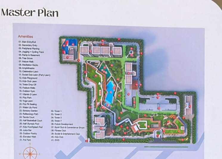 Master Plan, birla-arika 4 Bedroom 4750 Sq.Ft. Apartment In Sector 31 Gurgaon 9041104