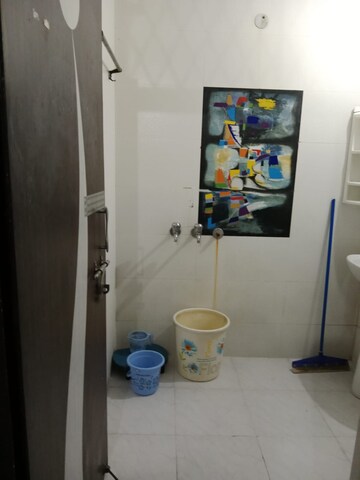 Bathroom in 2 BHK Builder Floor at Lajpat Nagar ii – for Rent