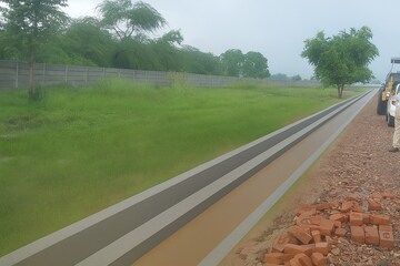  Industrial Plot – Exterior View View at Sikandrabad - for Sale