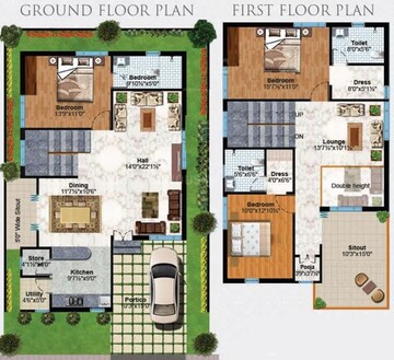 Master Plan in 4 BHK Villa at Speed Hiland Homes, Bachupally – for Sale
