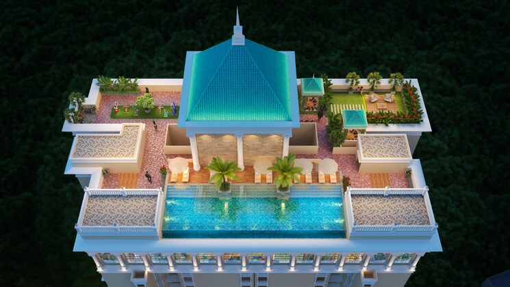 Bedroom, tharwani-palladian 2 Bedroom 644 Sq.Ft. Apartment In Kharghar Navi Mumbai 9041315