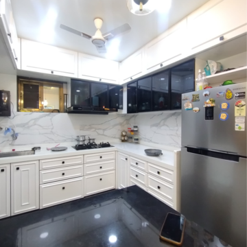 Kitchen in 3 BHK Apartment at Pride World City Kingsbury, Madhav Nagar – for Sale