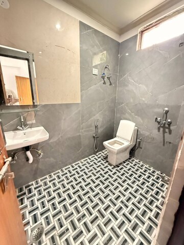 Bathroom in 2 BHK Builder Floor at Saket – for Rent